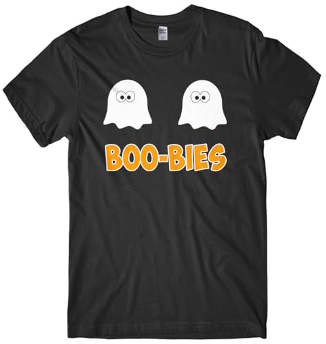 Boo-BIES Mens Funny Unisex Halloween T-Shirt