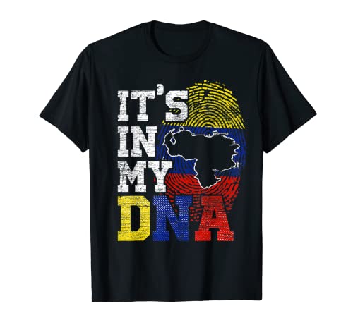 It's In My DNA Caracas Pride Gift Venezuela Bandera Venezuela Camiseta