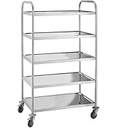 Amazon.co.jp: キッチンワゴン キャスター付き 3段 業務用 (Mサイズ