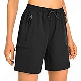 Women's Shorts Cargo Hiking Summer Shorts for Women Quick Dry Lightweight Outdoor Golf with Zipper P
