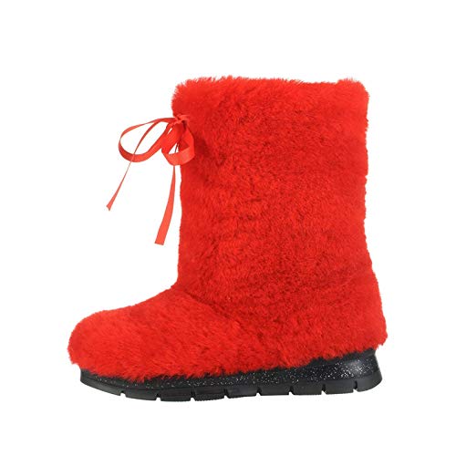 Red winter boots,sheepskin fur toddler boots, girls snow boots, kids mukluks, yeti boots for kids, children winter shoe, fur boots for kids2