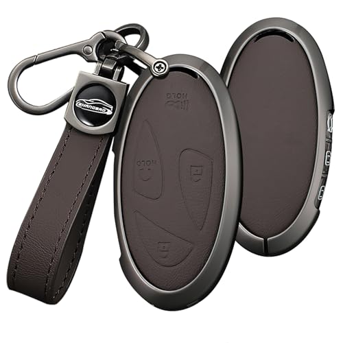 HIBEYO Key Fob Cover Compatible with Hyundai Ionic 6 Grandeur