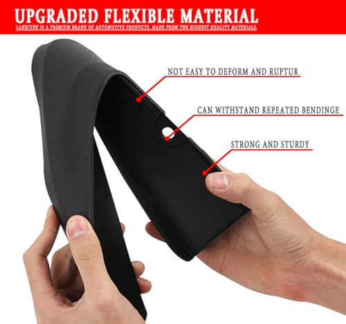 Image of Mud Flaps Mud Guards Fit for 2023-2024 HAVAL H5 (with Pedal), Front & Rear Mud Splash Guards Accessories - 4 Pc, Black