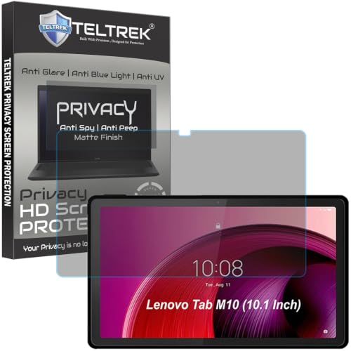 Image of Privacy Matte Anti Peep Screen Guard Compatible With Lenovo Tab M10 HD (TB-X505F / TB-X505L- 10.6 inch Inch Tablet) Anti Spy Screenguard Not a Tempered Glass Screen Protector