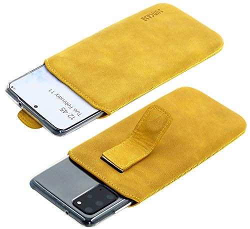 Étui en cuir véritable compatible iPhone 13 Pro pour coque silicone - 4