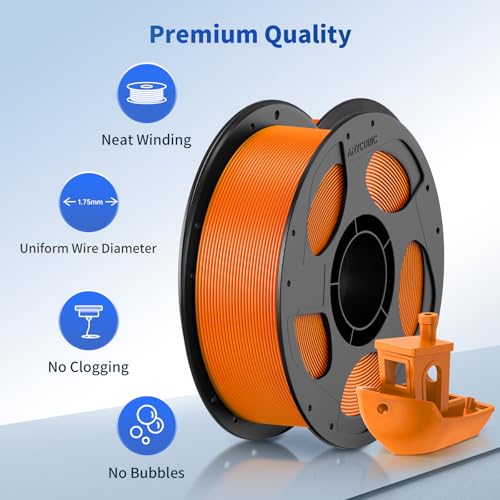 Image of ANYCUBIC PLA Filament 1.75mm Bundle, 3D Printer Filament 1.75mm Dimensional Accuracy + /- 0.02mm, 1KG Spool, Black, White, Texture Grey, Clear, Red, Blue, Green, Orange, Yellow, Purple, 10KG in Total