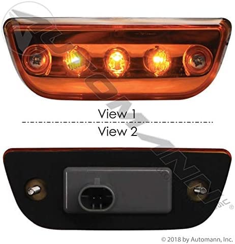 Automann 564.75083 Visor Lamp Led Amber Peterbilt miniatura 2