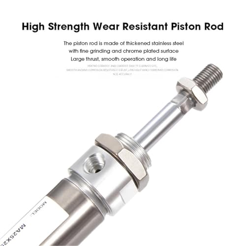 Cilindro neumático pequeño MA16 de 75mm para automatización industrial y sistemas de doble efecto 2