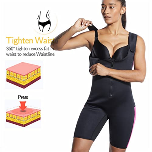 Valcatch Womens Full Body Shapewear Sleeveless Sauna Suit Weight Loss Waist Trainer Sweat Bodysuit #TOP4