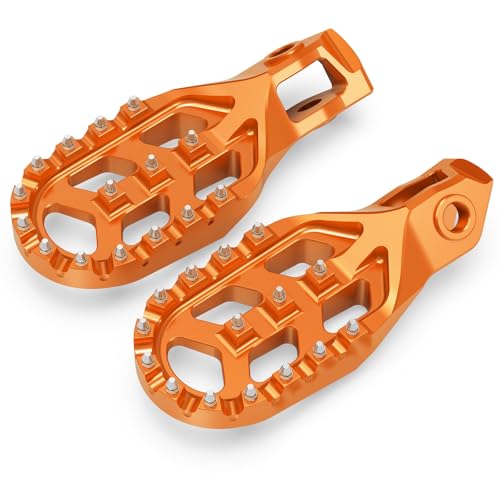 Repose-pieds forgés pour Husqvarna : fini les glisses de bottes en motocross