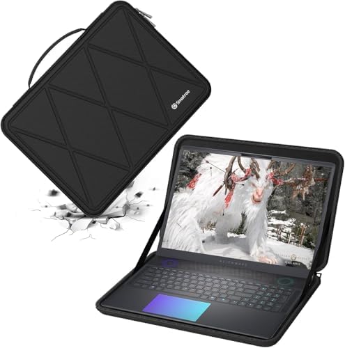Smatree Hard EVA Protective Sleeve Case Compatible for 18 inch Alienware m18/m18 R2 Gaming Laptop, Waterproof Slim Sleeve Case for 18 inch Alienware Gaming Laptop(X8330)