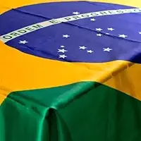 Bandeira do Brasil 90x150cm em Poliéster – Eventos, Decoração, Copa Do Mundo, Com Costura Para Mastro, Dupla Face Premium