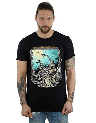 Absolute Cult Circle Hombre The Depths Camiseta Negro Large