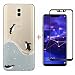 Produktbild FHXD Kompatibel mit Huawei Honor 8X Hülle Transparent TPU Handyhülle [9D Hartglas Glas Display Schutzfolie] Ultra Dünn Flexibel Silikon Schutzhülle MEHRWEG-DREI Pinguine