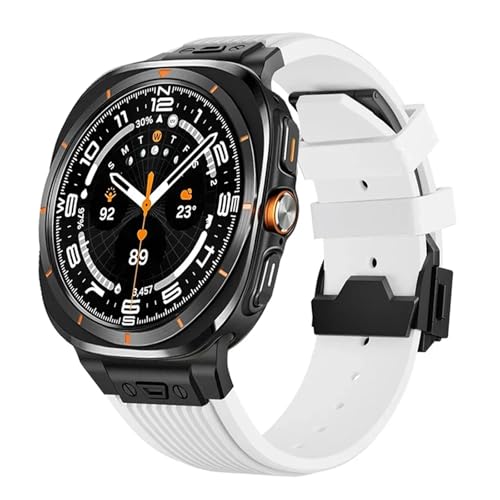 Bracelet Galaxy Watch Ultra 7 47 mm homme en caoutchouc et acier résistant