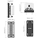 AUTIDEFY 6 Way Fuse Block Blade Fuse Box with Negative Bus - ATC/ATO for Boat Yacht Vehicle Auto RV Car Trailer Truck SUV