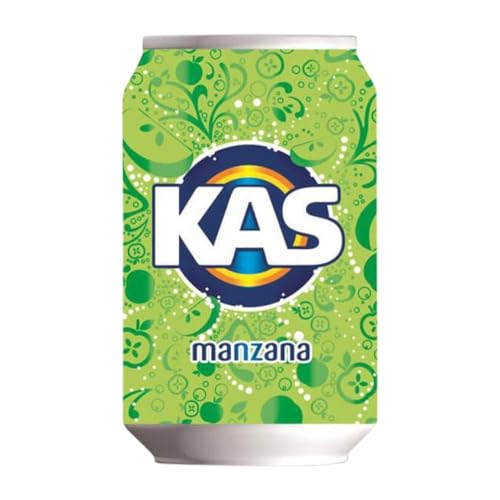 Refrescos y Mixers Caja de 24 unidades Kas Manzana Lata 33 cl