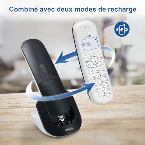 Téléphone sans fil blocage appel et répondeur VTech CS1502 trio DECT - 2