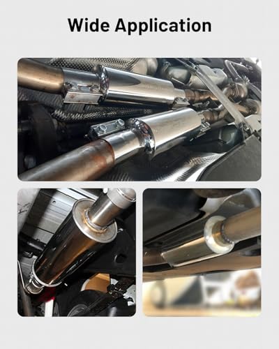 Image of EVIL ENERGY 2 inch Resonator Muffler Stainless Steel (2.0 inch Inlet /Outlet, 13.8 inch Length)