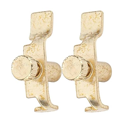 Bamjour Afinador Fino Erhu, 2 Piezas Clips de Metal Profesionales Ajustador de Afinación de Cuerdas Accesorios para Instrumentos Ajustadores de Cuerdas Erhu Herramienta de Hardware de Afinación para