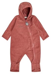 Sterntaler Unisex Baby Overall, Hellrot Melange, 56