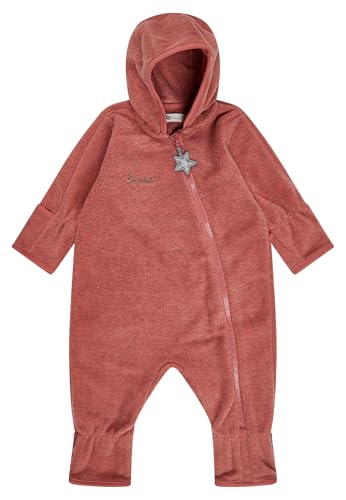 Sterntaler Overall aus Microfleece Unisex - Baby und Kinder – mit Reißverschluss, Stickerei sowie umklappbaren Hand- und Fußstulpen – kuscheliger Einteiler