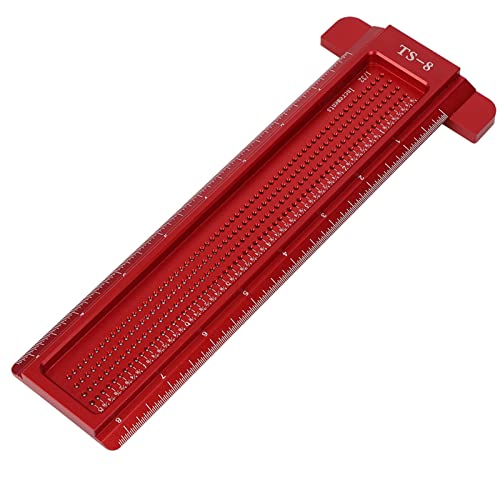 Règle de perçage TS8 outil de mesure bois aluminium CNC rouge