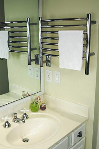 Jeeves Wall Mount Electric H Curved Towel Warmer Finish: Polished #TOP2