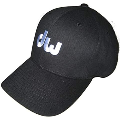 DW Drum Workshop Flex Fit Hat, Black, with White Embroidered DW Logo, S/M Cover