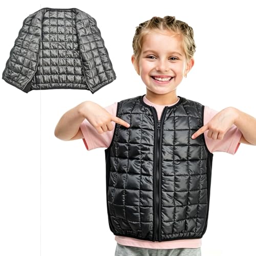 Image of Weight-ed Vest for Kids, Compression Vest for Children Sensory Support for School, Home, Weight-ed Vests for Comfort Breathable Warm Washable Play Study