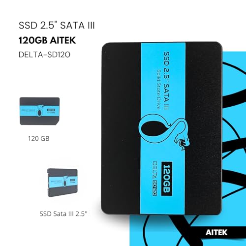 SSD Gamer 2.5 120GB SATA III Leitura até 550Mb/s e Gravação até 500Mb/s - Alto Desempenho para Jogos