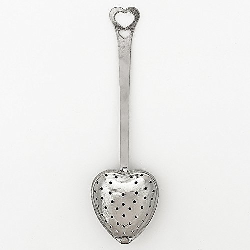 1Pc Heart Shaped Tea Infuser Spoon Stainless Steel Tea Infuser Spoon