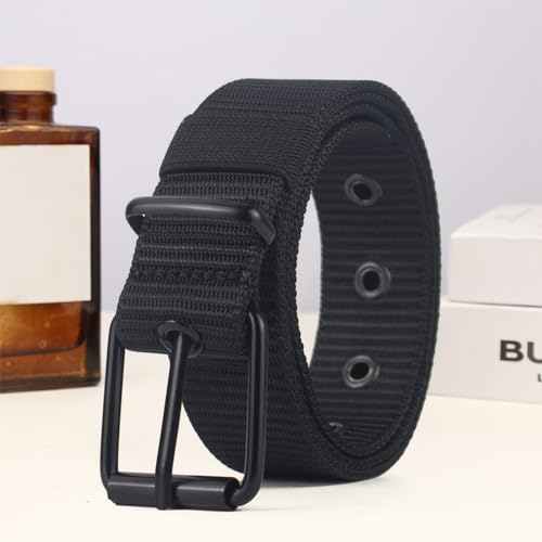 Men Belt Needle Buckle Nylon Men's Retro Style Waist Adjustable Size Stretchable Comfortable with Students Jeans4