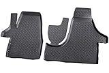 Recambo Alfombrillas de goma 3D delanteras, Alfombras para Coche aptas para VW...