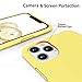 SURPHY Compatible with iPhone 11 Pro Max Case 6.5 inches, Thickened Liquid Silicone Phone Case (with Microfiber Lining) for iPhone 11 Pro Max 2019, Yellow