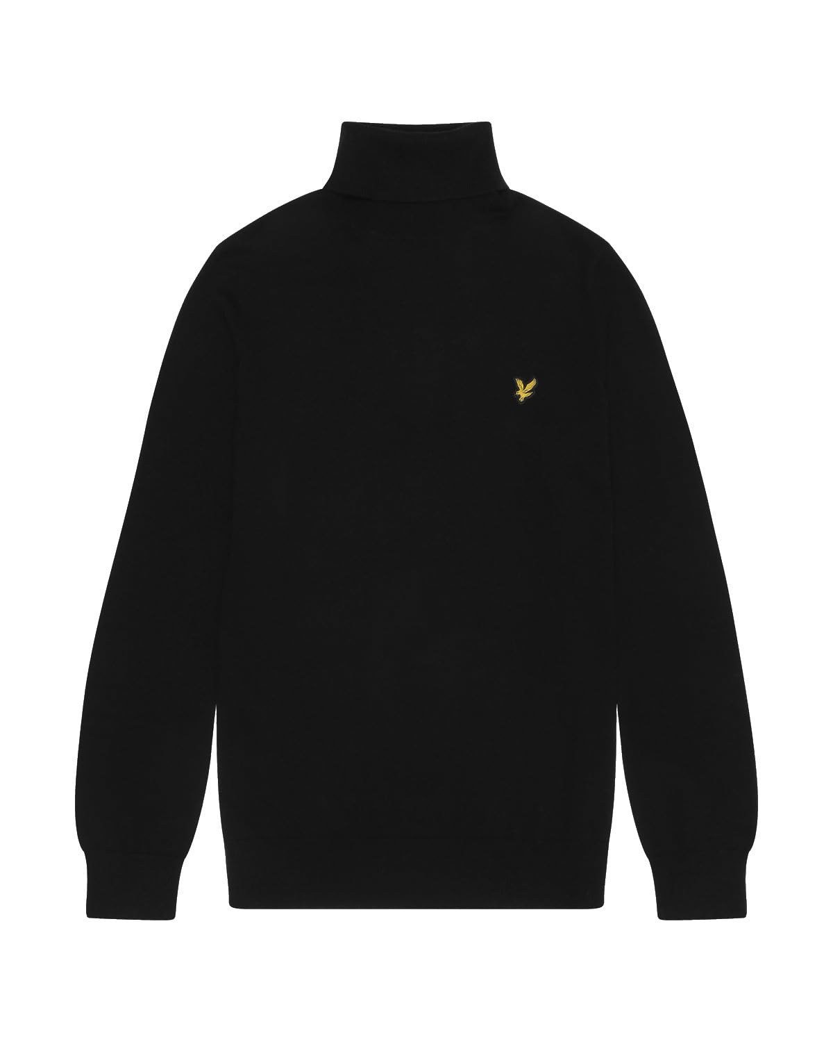 Lyle & Scott Noir Merino Cotton Turtleneck Sweater