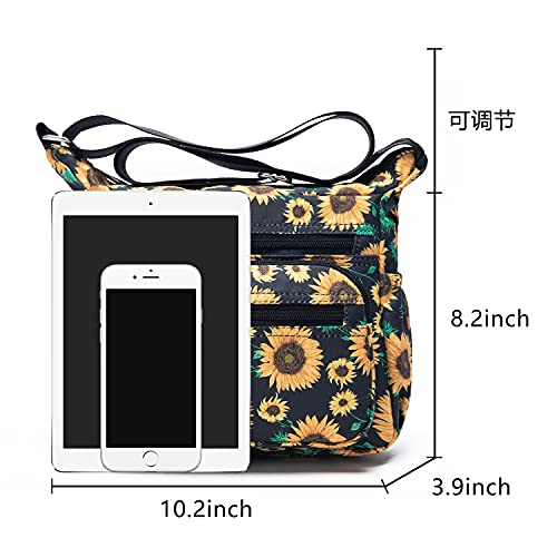 Image of Pealwel Women Shoulder Handbag Roomy Multiple Pockets Bag Ladies Crossbody Purse Tote Top Handle Satchel
