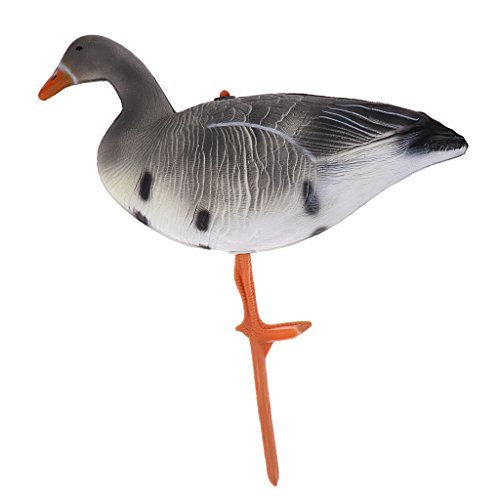 YIJU 2 Unidades/Conjunto Simulação Goose Isca Isca Caça Grass Decors Descansando Ganso