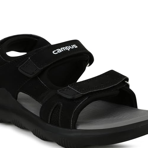 Image of Campus Men's GC-04 Sandals BLK /WHT -6UK /India 1Pair