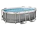 Produktbild Bestway Power Steel Oval Pool, dunkelgrau, 300 x 200 x 84 cm, ohne Pumpe und Zubehör, Ersatzteil, Ersatzpool
