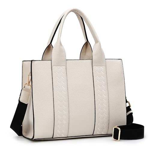 Image of DMICXEL Tote Bag Crossbody Purses for Women Shoulder Handbag PU Leather Top Handle Satchel Bags