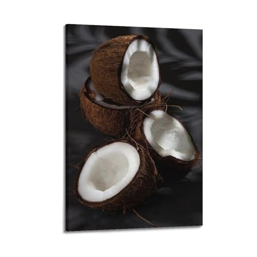 Poster ZHOUKEG artistique en pulpe de coco authentique haut de gamme 20x30
