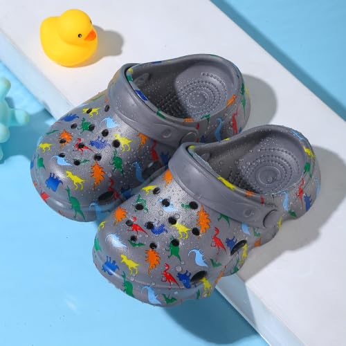 Image of Girls' Clogs for Toddlers & Kids Lightweight Garden Shoes Breathable Slip-on Slides Sandals Slippers Children's Beach Water Shoes