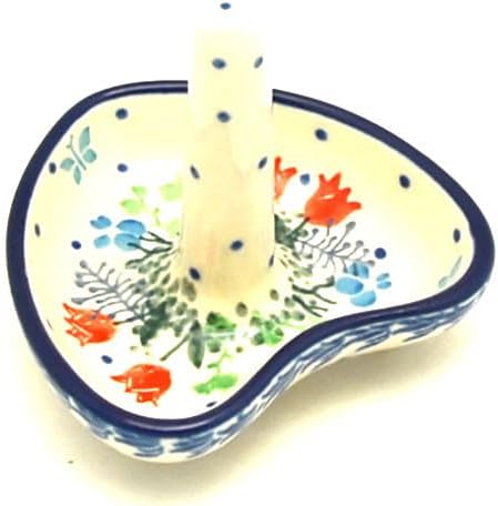 Polish Pottery Ring Holder - Tulip Horizon