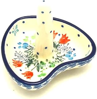Polish Pottery Ring Holder - Tulip Horizon