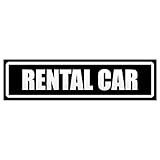 Kiwistar Rental Car - Pegatina Adhesiva para Coche (Resistente a la Intemperie)