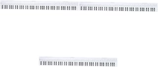 Vaguelly 3 pcs 88 Piano Keyboard Diagram Piano Keyboard Decals Piano Keyboard Chart Music Note Stickers Portable Keyboard Music Stickers Piano Keyboard Aid Piano Keyboard Practice Paper