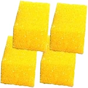 BricolagePro 10 Reinigungsschwämme Gelb Rechteckig