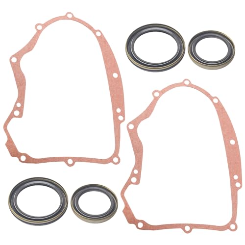 Image of 2 Set 594195 Crankcase Gasket & 795387 Oil Seal Compatible with B&S Toro Engines 40H777, 40G777, 74812, 74814, 13AT61RH048