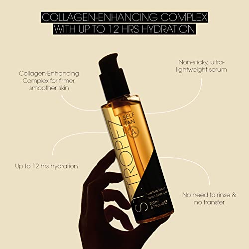 St.Tropez Tan Luxe Body Serum, 5-in-1 Collagen Enhancing Self Tan, Niacinamide, Hyaluronic Acid, Vitamin C & E, Vegan - Image 2